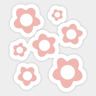 pack flowers aesthetic pink salmon orange Sticker